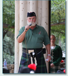 Ian Laing at the Hawaiian Scottish Festival, Waikiki, April 2013