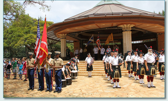 Opening Ceremonies of the 32nd Hawaiian Scottish Festival, Waikiki